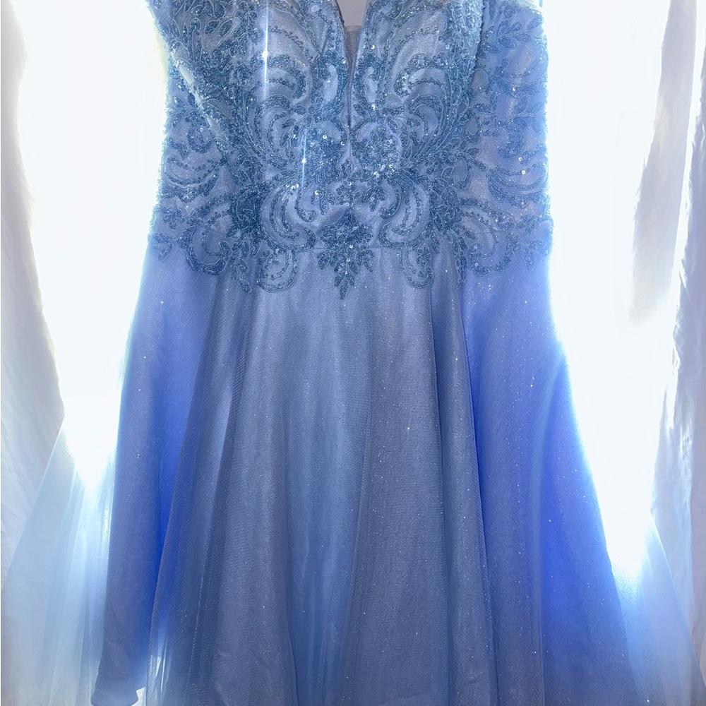 Sparkly Tulle Homecoming Dress teens - Picture 5 of 16